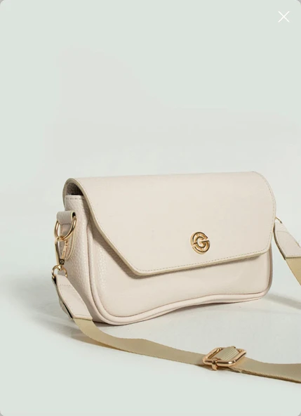 Bej Kadın Yeni Sezon Askılı Omuz Çanta - 4