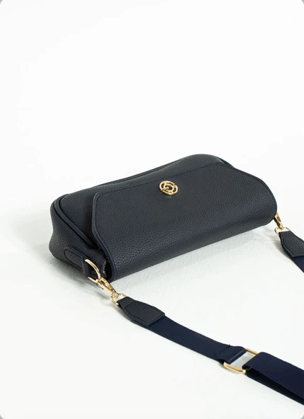 Siyah Kadın Yeni Sezon Askılı Omuz Çanta - 3