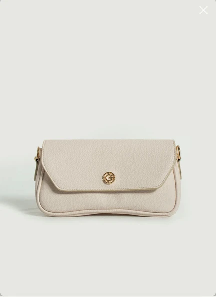 Bej Kadın Yeni Sezon Askılı Omuz Çanta - 3