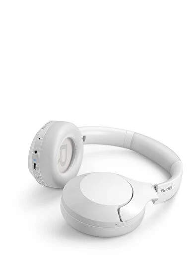 Philips TAH8506WT BT ANC Dokunmatik Hi-Res Beyaz Pro Kulak Üstü Kulaklık - Resim 4