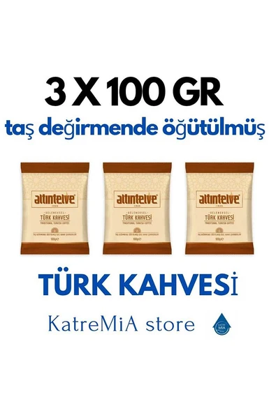Öğütülmüş Türk Kahvesi 3 X100 gr - 4