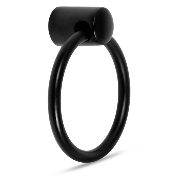 Cordia Sarkaç Mobilya Mutfak Çekmece Dolap Dolabı Kulpu Kulbu Mat Siyah Metal Halka Kulp (4 ADET) - 4