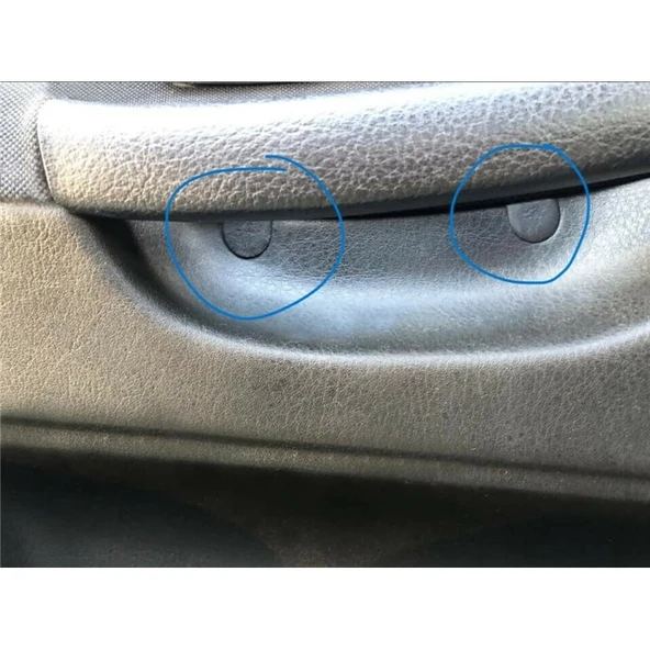 Bmw E36 Kapı Vida Kapağı 4 Adet Siyah - 2