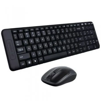 LOGITECH MK220 KABLOSUZ USB SİYAH 920-003163 Klavye Mouse Set