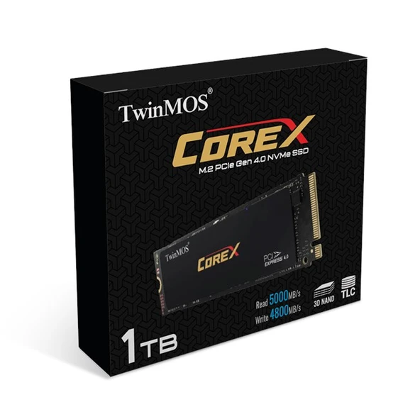 TwinMOS CoreX 1TB NVMe M.2 SSD (5000-4800Mb/s) - Resim 2