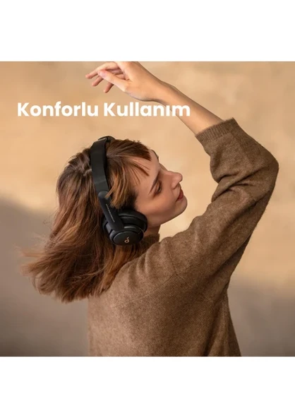 Anker SoundCore Life Q30 Siyah Kulak Üstü Bluetooth Kulaklık - 6