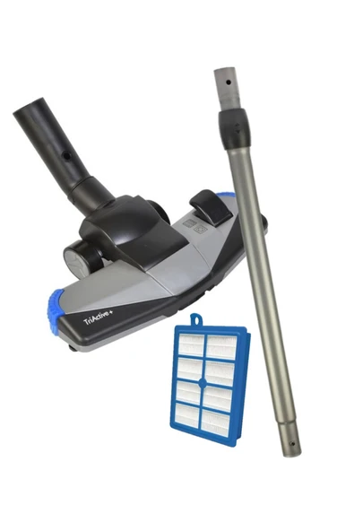Philips FC 9206 Marathon Süpürge Triactive Başlık Boru Hepa Filtre Seti