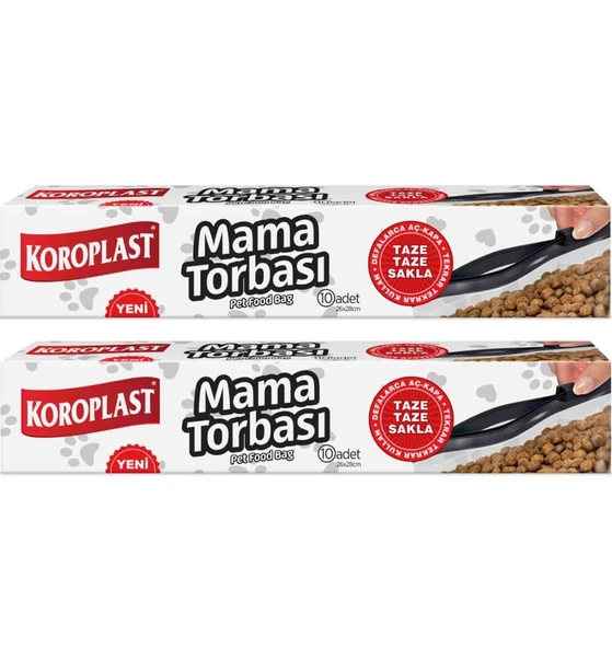 Koroplast Mama Torbası 10 Lu 26 x 28 Cm  x 2 Paket