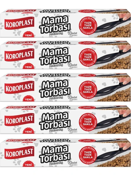 Koroplast Mama Torbası 10 Lu 26 x 28 Cm  x 5 Paket