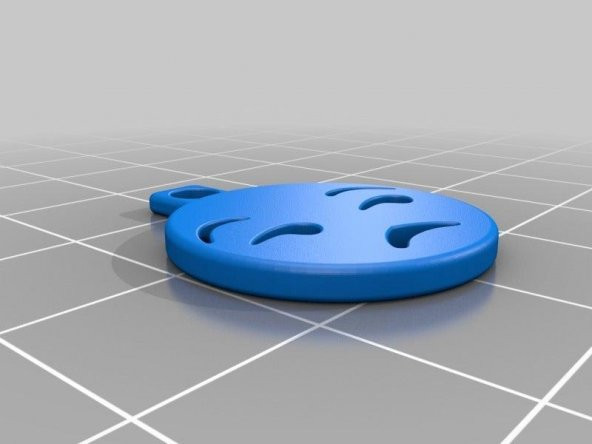 Unamused Üzgün Emoji Anahtarlık  Anahtarlık Kolyelik Zincirsiz