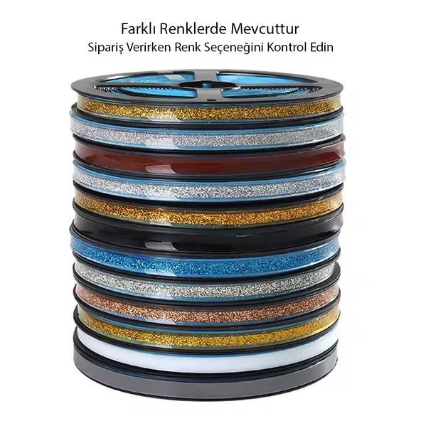 SUNUP SN-25993 BANYO MUTFAK 3 METRE SU GEÇİRMEZ PARLAK GOLD BANT - 3
