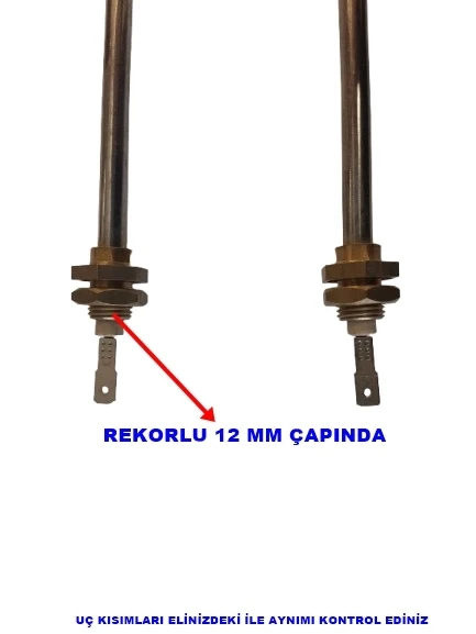 ENDER Benmari 30cm Rekorlu Düz Rezistans 1500W 220V 8.5? Cr-Ni - 2