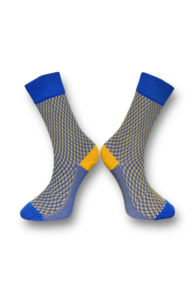 3'lü Unisex Esnek Nem Alabilen Pamuklu Renkli Ve Desenli Soket Çoraplar - Resim 7