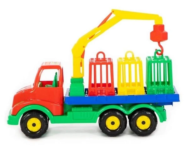 Oyuncak İş Makinaları Plastik Hayvan Nakil Aracı 45 cm - 2