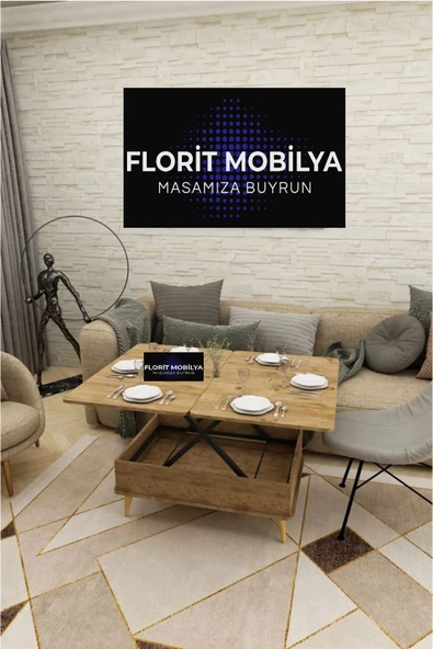 Florit Mobilya Orta Sehpa 3 Kademeli - 2