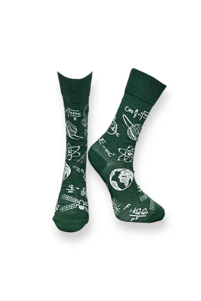 3'lü Unisex Esnek Nem Alabilen Pamuklu Renkli Ve Desenli Soket Çoraplar - Resim 6