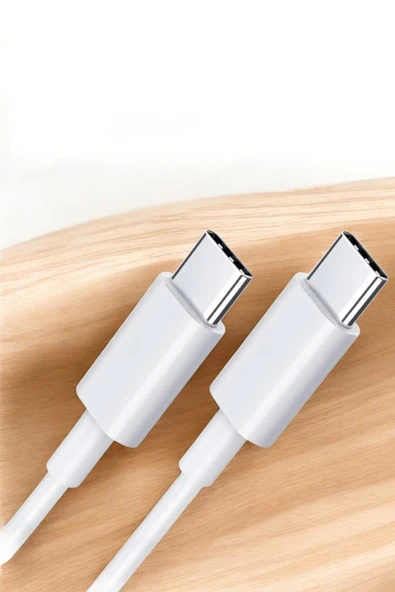 İOS Uyumlu Type-C Girişli Hızlı Şarj 15/15 Pro Max Adaptör ve Kablosu - 4