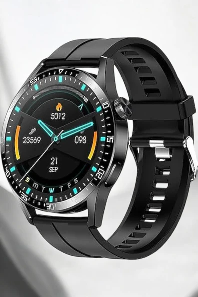 Akıllı Saat Nabız Ölçer Uyku Takibi Sesli Görüşme Bildirim Görme - Resim 3