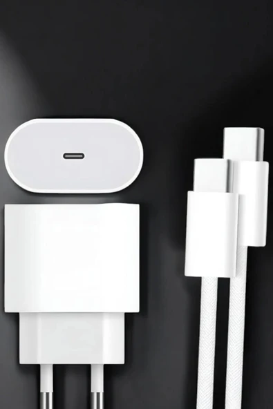 Güç Adaptörü ve Kablosu Şarj Aleti 15/15 Pro Max Uyumlu Hızlı Şarj - 5