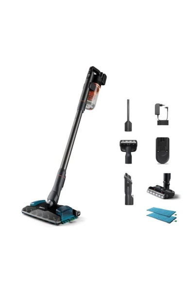 Philips XC-8054/01 Aqua Plus 8000 Serisi Kablosuz Dikey Süpürge - 2