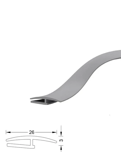 Contacall Alüminyum Birleştirme Fitili Alüminyum Contası 10 Metre Siyah - Resim 3