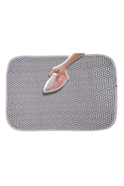 ABOOWE Taşınabilir Katlanabilir Ütü Matı Seyahat Ütü Altlığı 60 x 90 cm - 3
