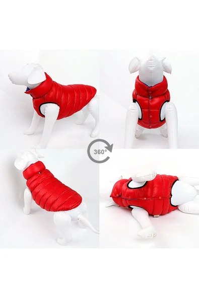 PETCRAFT Köpek Şişme Mont Çift Taraflı (M) - 3