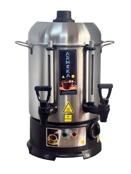 Armeka Çay Makinesi Çaymatik Elegance 60 Bardak Çay Makinesi Çay Otomatı Semaver