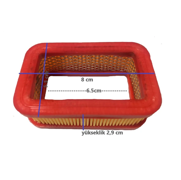 Hsgl Motorlu Testere 4500 5200 5800 Yeni Model Hava Filtresi Hyundai - Resim 4