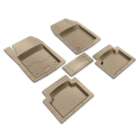 13 MM BMW 2 Universal New Generation Pro Mat with 5D Pool beigeSİ ACTİVE TOUR MPV 2021 ile uyumlu 5D HAVUZLU ÜNİVERSAL NESİL PASPAS BEJ - 3