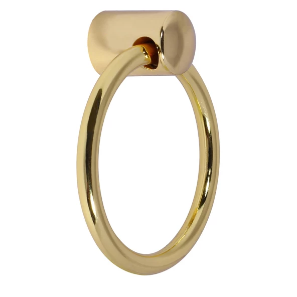 Sarkaç Dolap Dolabı Çekmece Kulpu Kulpları Kulbu Gold Metal Halka Kulp (4 ADET) Mobilya Mutfak - 4