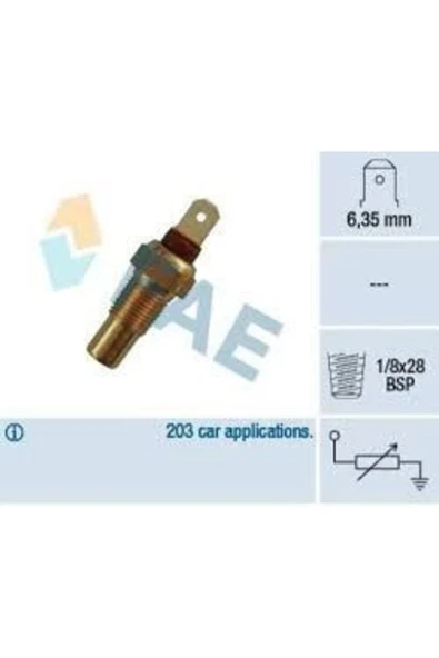 FAE Hararet Müşürü Hyundai Accent 1.3/1.5 12v Eng. G4ea-g4eb-g4eh-g4ek-31570 9465032500 9465032510 94