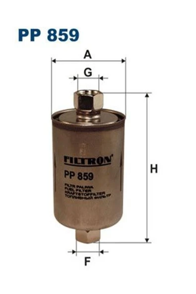 Filtron Pp859 Yakıt Filtresi Lande Rover Discovery 2 (P38A) 3.9 4x4 1994-2002 Model Arası