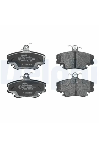 DELPHİ Ön Fren Balatası Fişli Renault R9 R19 R21 Clio I-ıı Megane I Logan Sandero Solenza