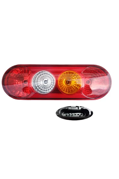 FARBA 7C1613404AA Arka Stop Lambası Oval DUYSUZ Ford Transit V184 V347 V348 06-14 Pick-up