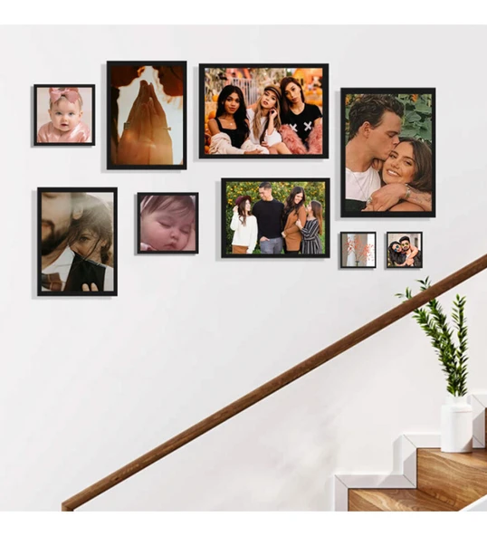 Fotoğraf Baskılı Yapışkanlı Sök Tak Siyah Çerçeve 20x30cm HK5012 - 4