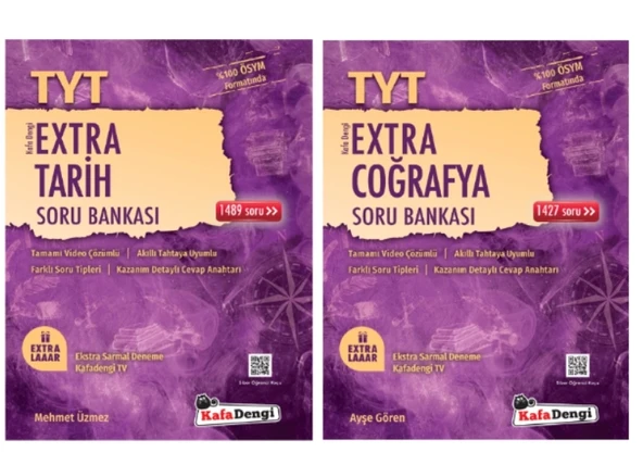 Kafa Dengi Yayınları TYT Tarih - Coğrafya Extra Soru Bankası
