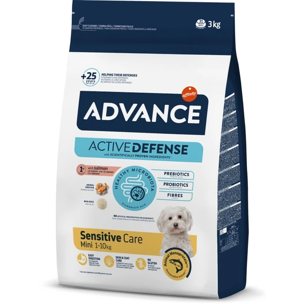 Advance Mini Sensitive Köpek Maması 3 Kg