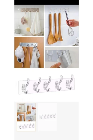 Silikon Askılık Yapışkanlı ürün görseli 1