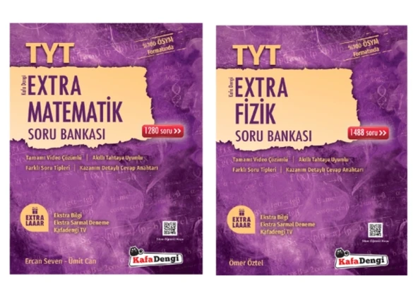 Kafa Dengi Yayınları TYT Sayısal Set Matematik - Fizik - Extra Soru Bankası ürün görseli