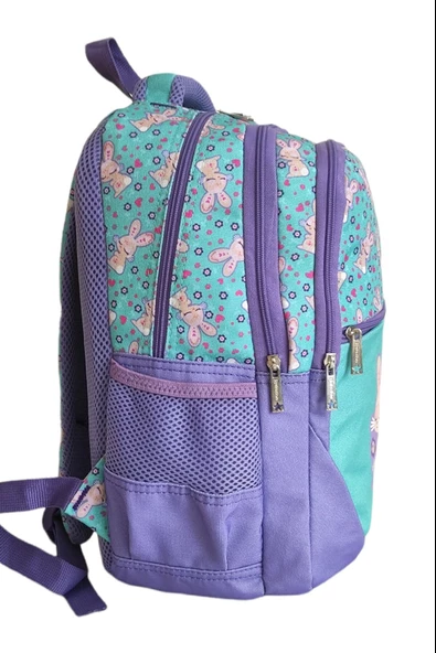 Relaxion Yeşil Tavşanlı İlkokul Çantası Beslenme Çantalı 1350-10 - 4