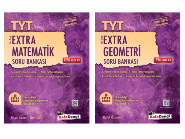 Kafa Dengi Yayınları TYT Sayısal Set Matematik - Geometri Extra Soru Bankası ürün görseli