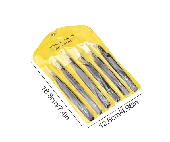 6 LI ÇİFT SETİ - SİYAH - 6