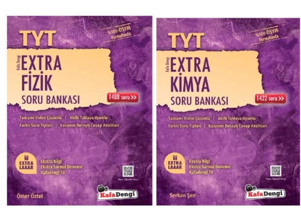 Kafa Dengi Yayınları TYT Fizik - Kimya Extra Soru Bankası