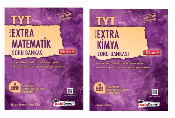 Kafa Dengi Yayınları TYT Sayısal Set Matematik - Kimya Extra Soru Bankası