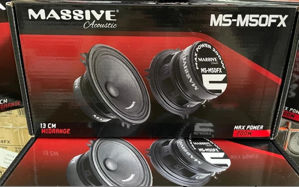 MASSİVE MS-M50FX 13 CM MİDRANGE 200 WATT MAXİMUM POWER ÇİFT FİYATIDIR 100 WATT RMS POWER - 2
