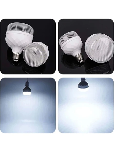 ZMR 40W Kristal Camlı T-Bulb LED Ampul E27 Beyaz Işık ZMR-112/B 6500K - 2