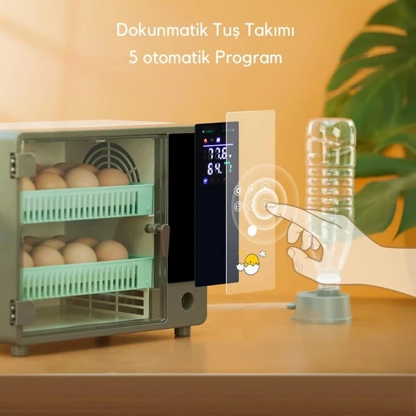 24 Yumurtalık Tam Otomatik Hobi Kuluçka Makinesi | Kabin Tip Model - 5