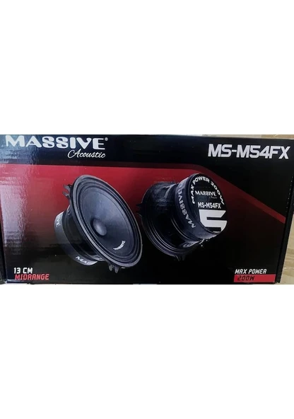 Massive Ms-m54fx 13cm Mıdrange 200w Çift