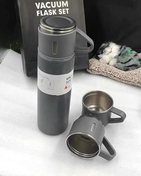 321 ÇELİK TERMOS 500ML 8139 3'LÜ SET - 10